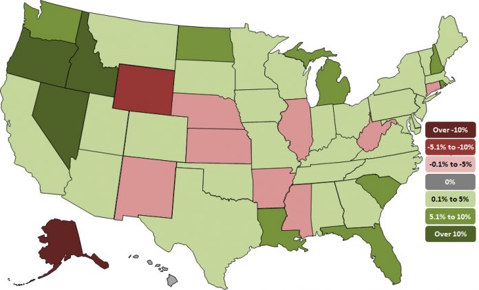 AGC state employment map