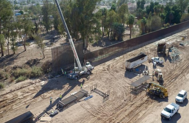 Border wall construction