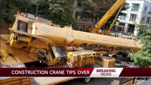 Crane topples in downtown Sacramento, adding a surprise to 60-year-old civil engineer’s birthday party